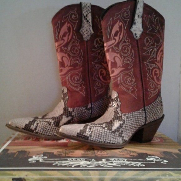 durango snakeskin boots
